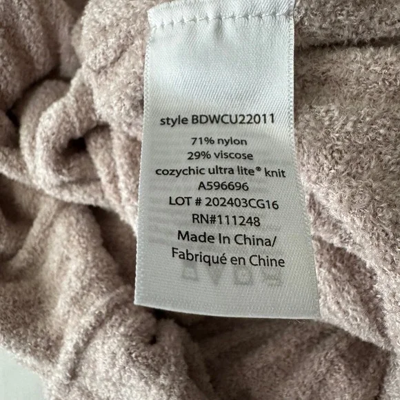 Barefoot Dreams CozyChic Ultra Lite Ribbed Column Maxi Dress Faded Rose S NWT - Picture 5 of 9